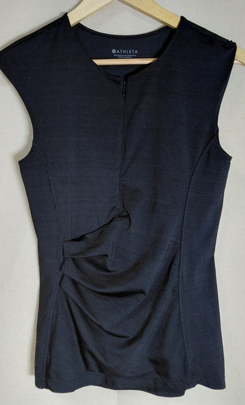 ATHLETA Sleeveless Top Solid Knit Women Size S